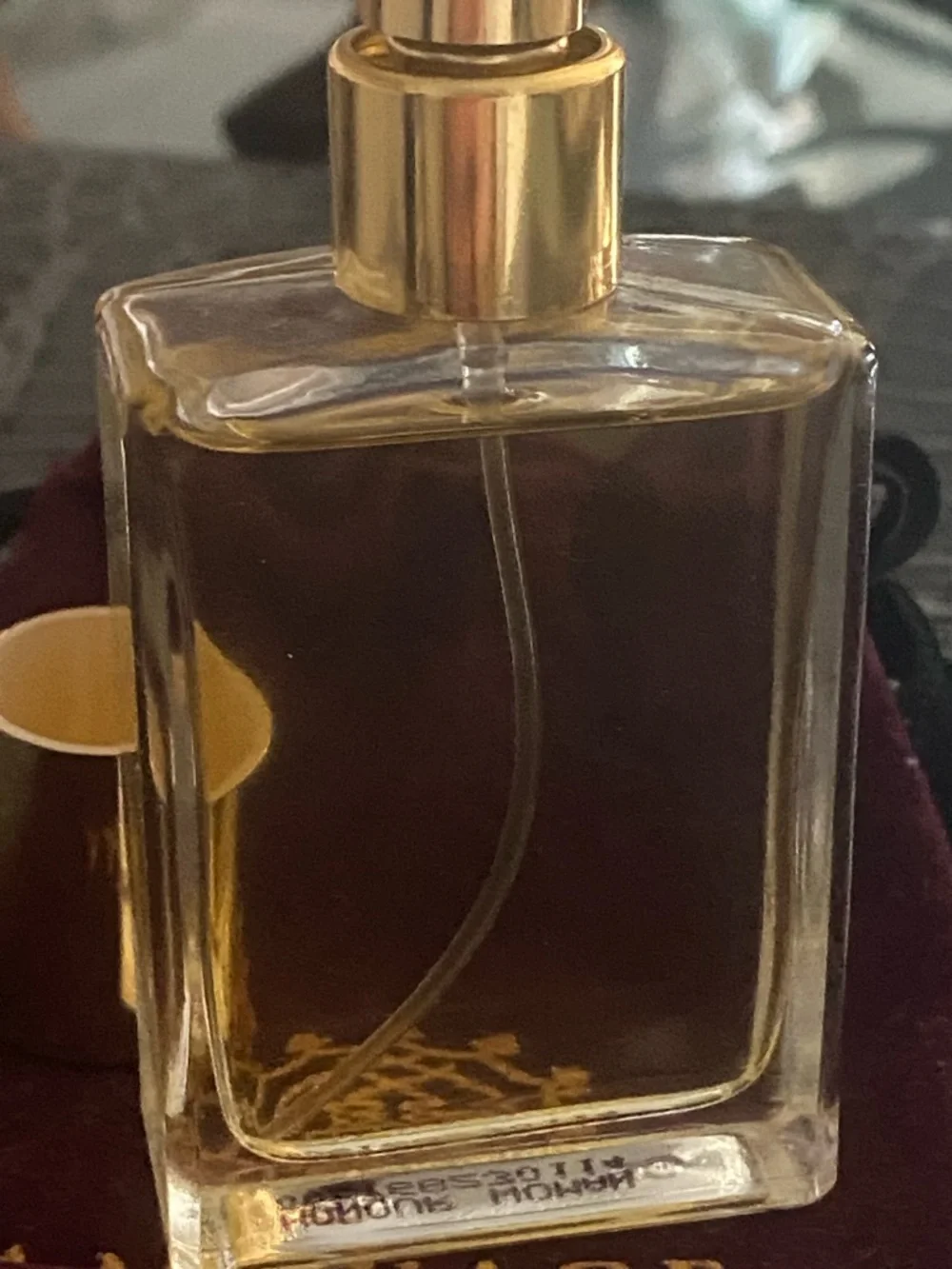 Amouage Honour Women with Burgundy Velvet Pouch exclusive edition Travel